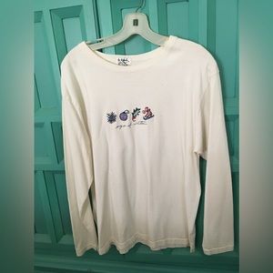 Cotton long sleeve tee